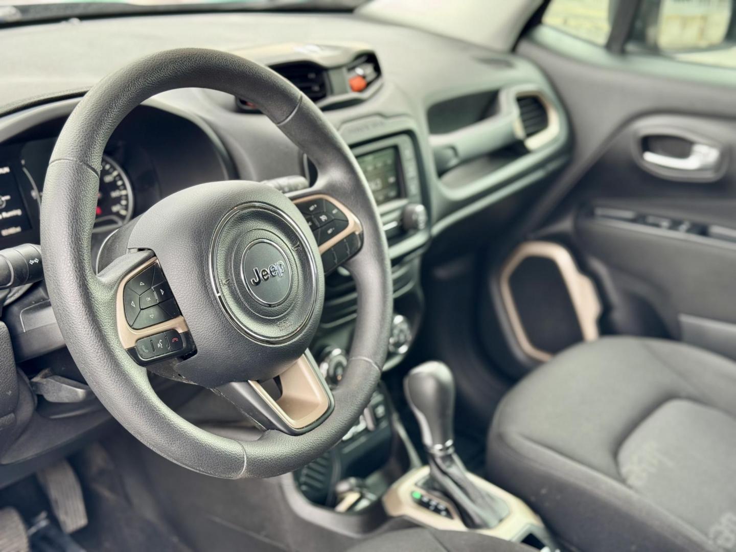 2017 BLACK Jeep Renegade Sport FWD (ZACCJAAB2HP) with an 2.4L L4 DOHC 16V engine, 6M transmission, located at 7600 S Western Ave., Chicago, IL, 60620, (773) 918-3980, 0.000000, 0.000000 - Photo#6