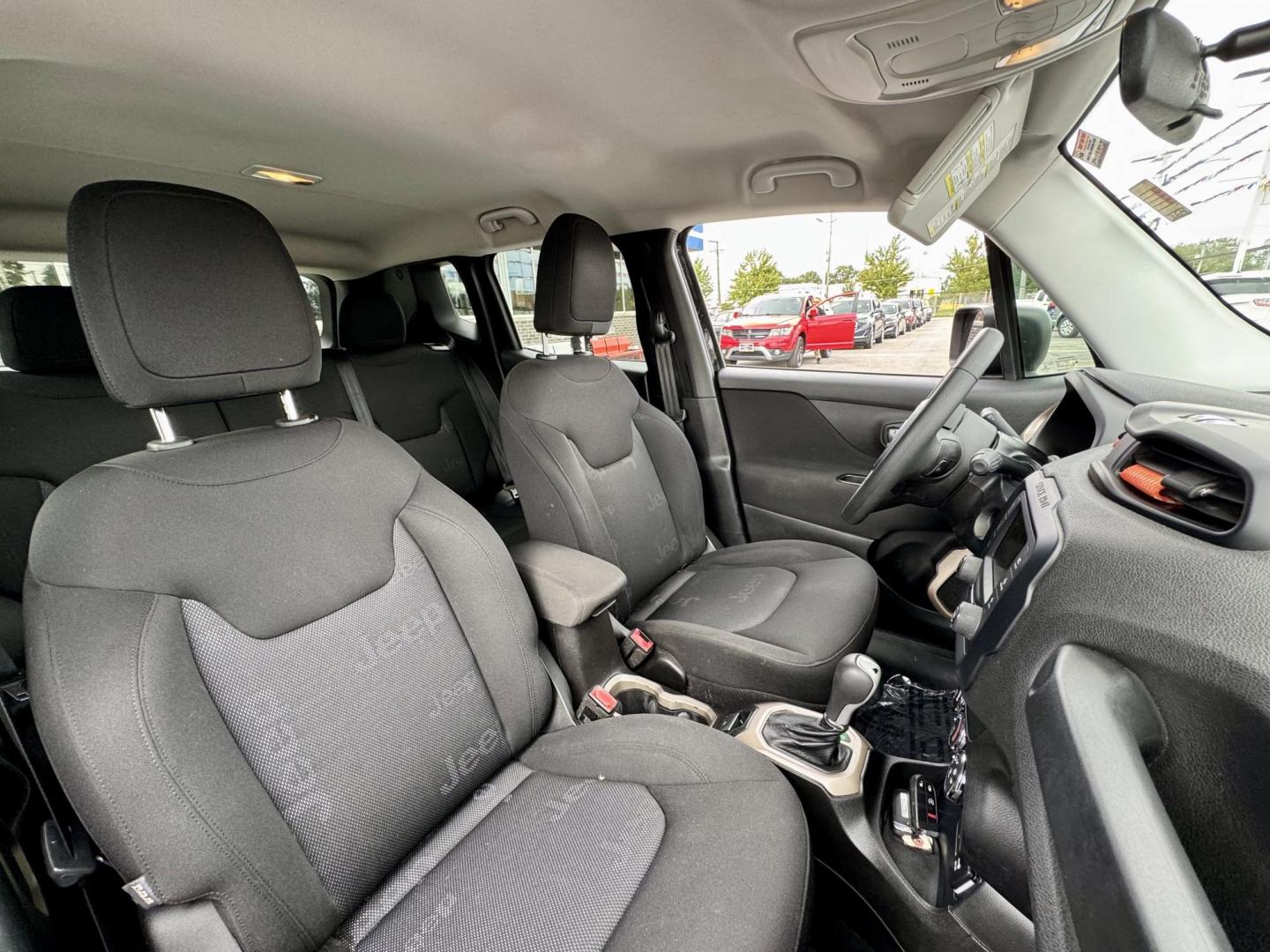 2017 BLACK Jeep Renegade Sport FWD (ZACCJAAB2HP) with an 2.4L L4 DOHC 16V engine, 6M transmission, located at 7600 S Western Ave., Chicago, IL, 60620, (773) 918-3980, 0.000000, 0.000000 - Photo#9