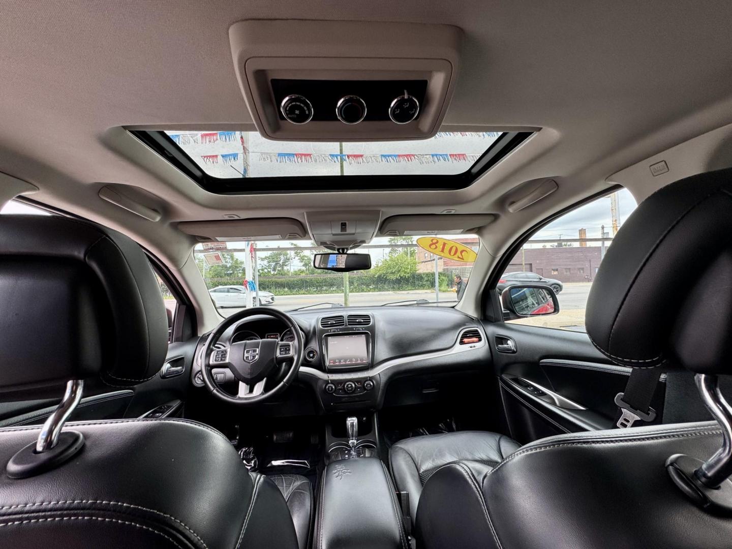2018 RED Dodge Journey Crossroad FWD (3C4PDCGG5JT) with an 3.6L V6 DOHC 24V engine, 4A transmission, located at 7600 S Western Ave., Chicago, IL, 60620, (773) 918-3980, 0.000000, 0.000000 - Photo#10