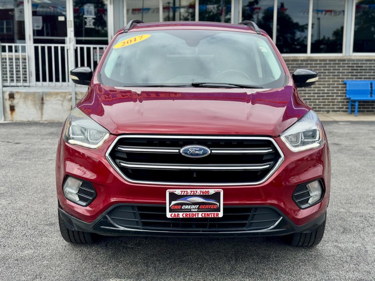 2017 RED Ford Escape Titanium FWD (1FMCU0JDXHU) with an 1.5L L4 DOHC 16V engine, 6A transmission, located at 7600 S Western Ave., Chicago, IL, 60620, (773) 918-3980, 0.000000, 0.000000 - Photo#1