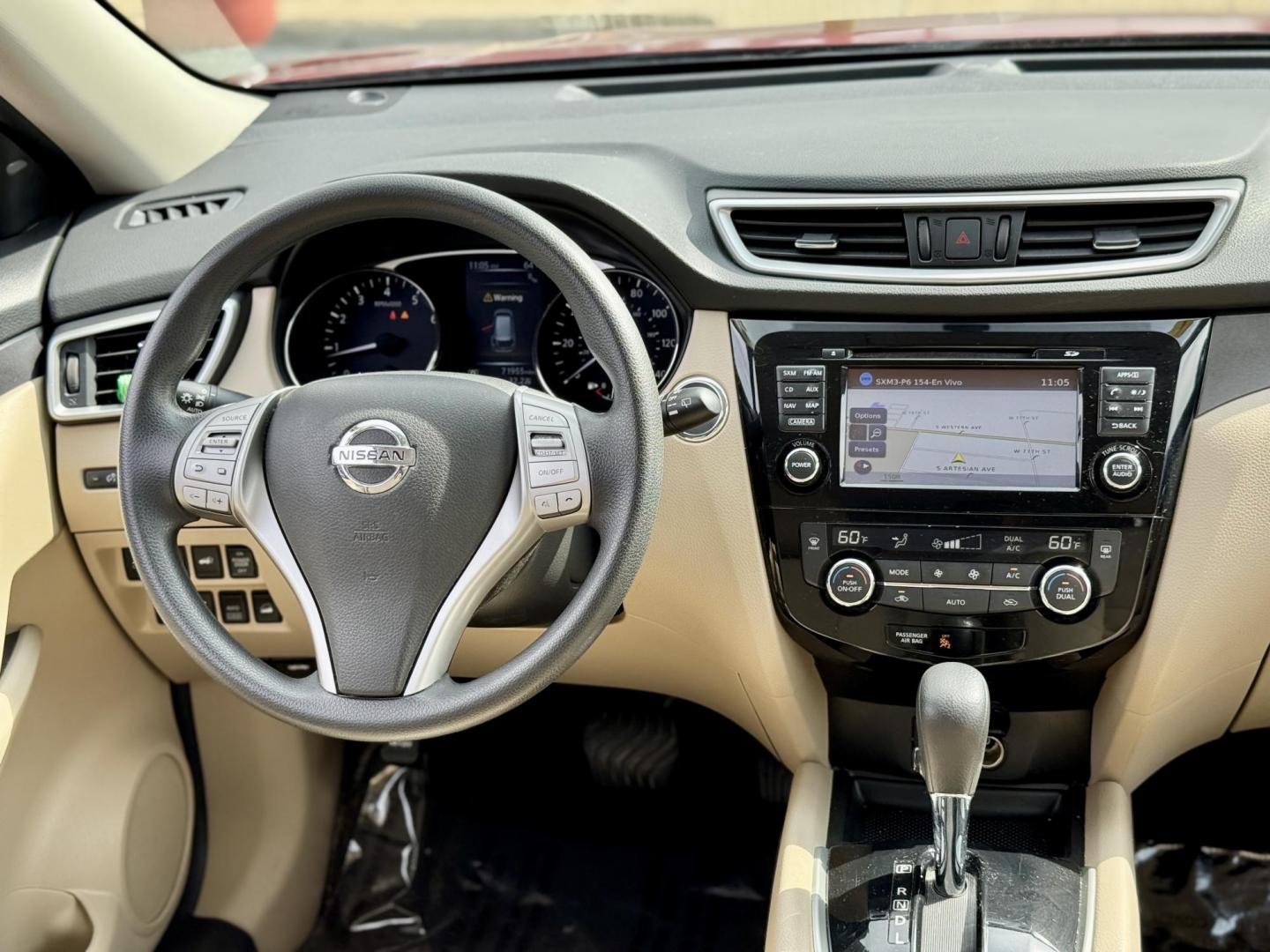 2016 RED Nissan Rogue S AWD (JN8AT2MVXGW) with an 2.5L L4 DOHC 16V engine, CVT transmission, located at 7600 S Western Ave., Chicago, IL, 60620, (773) 918-3980, 0.000000, 0.000000 - Photo#6