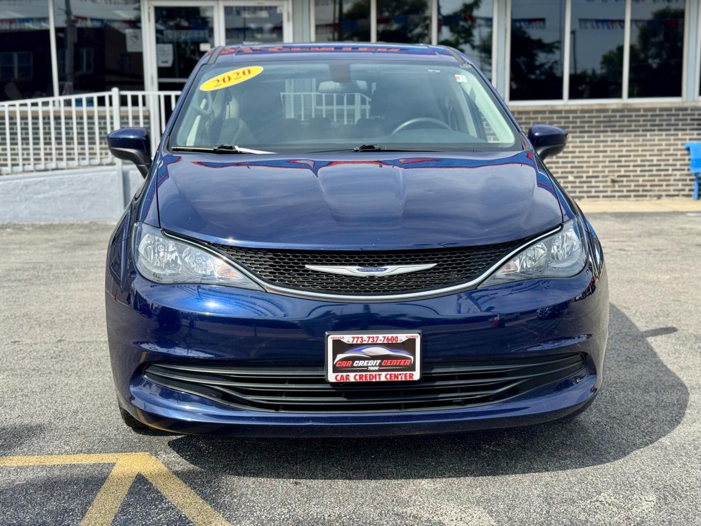 2020 BLUE Chrysler Voyager LX (2C4RC1CG2LR) with an 3.6L V6 DOHC 24V engine, 9A transmission, located at 7600 S Western Ave., Chicago, IL, 60620, (773) 918-3980, 0.000000, 0.000000 - Photo#1