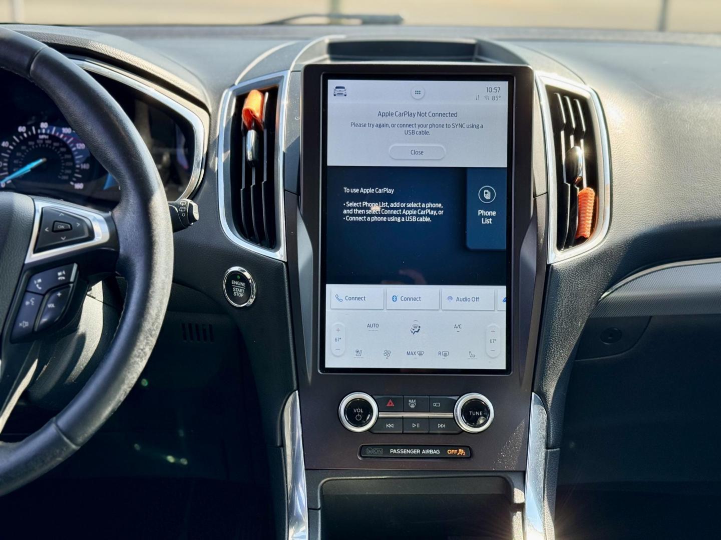 2021 SILVER Ford Edge Titanium AWD (2FMPK4K96MB) with an 2.0L L4 DOHC 16V engine, 6A transmission, located at 7600 S Western Ave., Chicago, IL, 60620, (773) 918-3980, 0.000000, 0.000000 - Photo#10