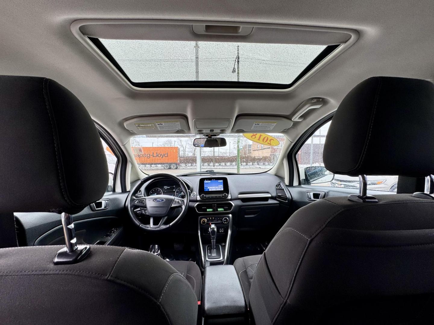 2018 WHITE Ford EcoSport SE (MAJ3P1TE2JC) with an 1.0L L3 engine, 6A transmission, located at 7600 S Western Ave., Chicago, IL, 60620, (773) 918-3980, 0.000000, 0.000000 - Photo#10