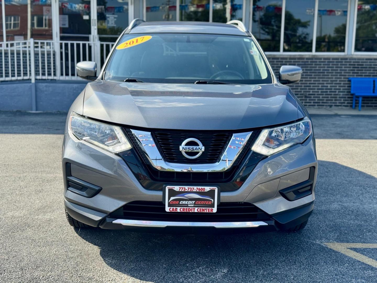 2017 GRAY Nissan Rogue S AWD (KNMAT2MV3HP) with an 2.5L L4 DOHC 16V engine, CVT transmission, located at 7600 S Western Ave., Chicago, IL, 60620, (773) 918-3980, 0.000000, 0.000000 - Photo#1