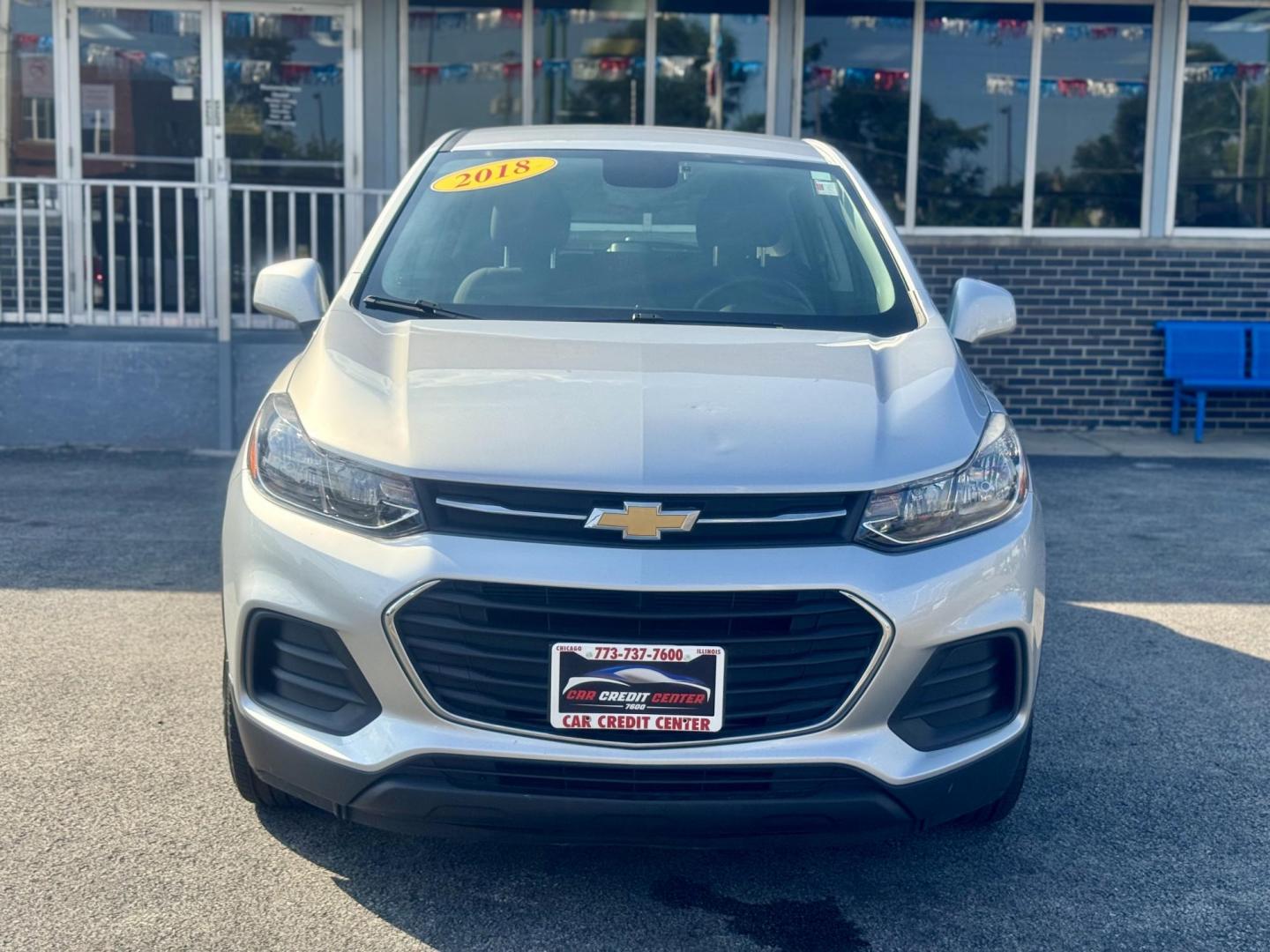 2018 SILVER Chevrolet Trax LS FWD (KL7CJKSB7JB) with an 1.4L L4 DOHC 16V engine, 6A transmission, located at 7600 S Western Ave., Chicago, IL, 60620, (773) 918-3980, 0.000000, 0.000000 - Photo#1
