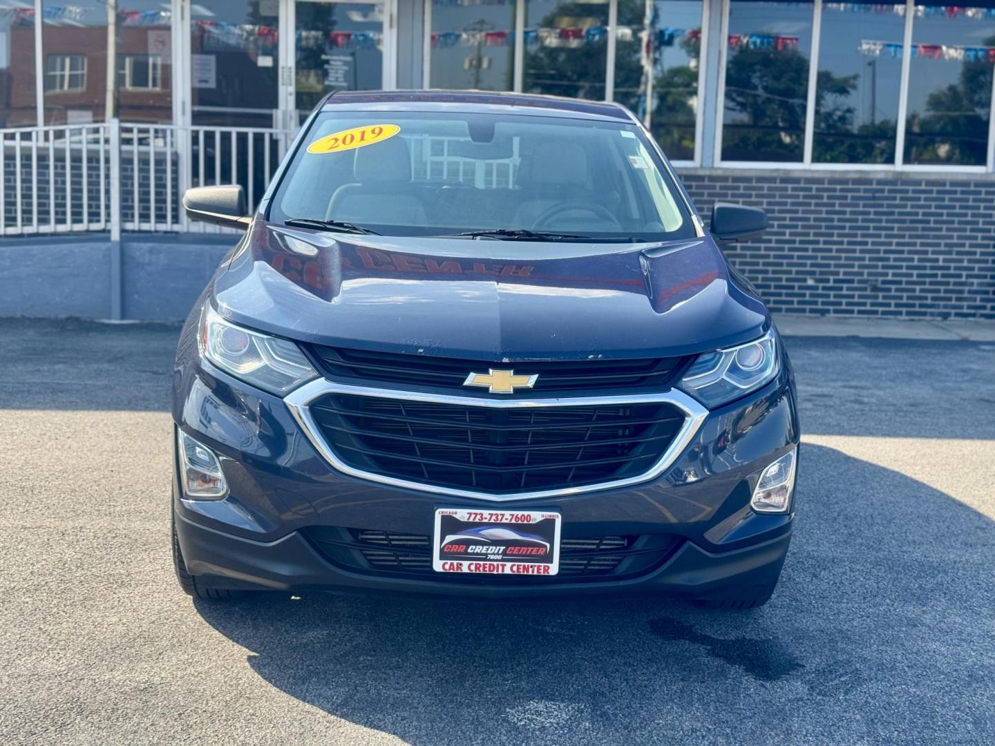 2019 BLUE Chevrolet Equinox LS 2WD (3GNAXHEV8KS) with an 1.5L L4 DIR DOHC 16V TURBO engine, 6A transmission, located at 7600 S Western Ave., Chicago, IL, 60620, (773) 918-3980, 0.000000, 0.000000 - Photo#1