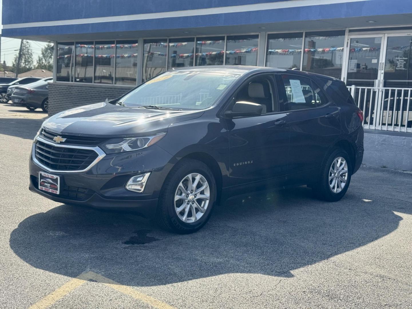 2019 BLUE Chevrolet Equinox LS 2WD (3GNAXHEV8KS) with an 1.5L L4 DIR DOHC 16V TURBO engine, 6A transmission, located at 7600 S Western Ave., Chicago, IL, 60620, (773) 918-3980, 0.000000, 0.000000 - Photo#2