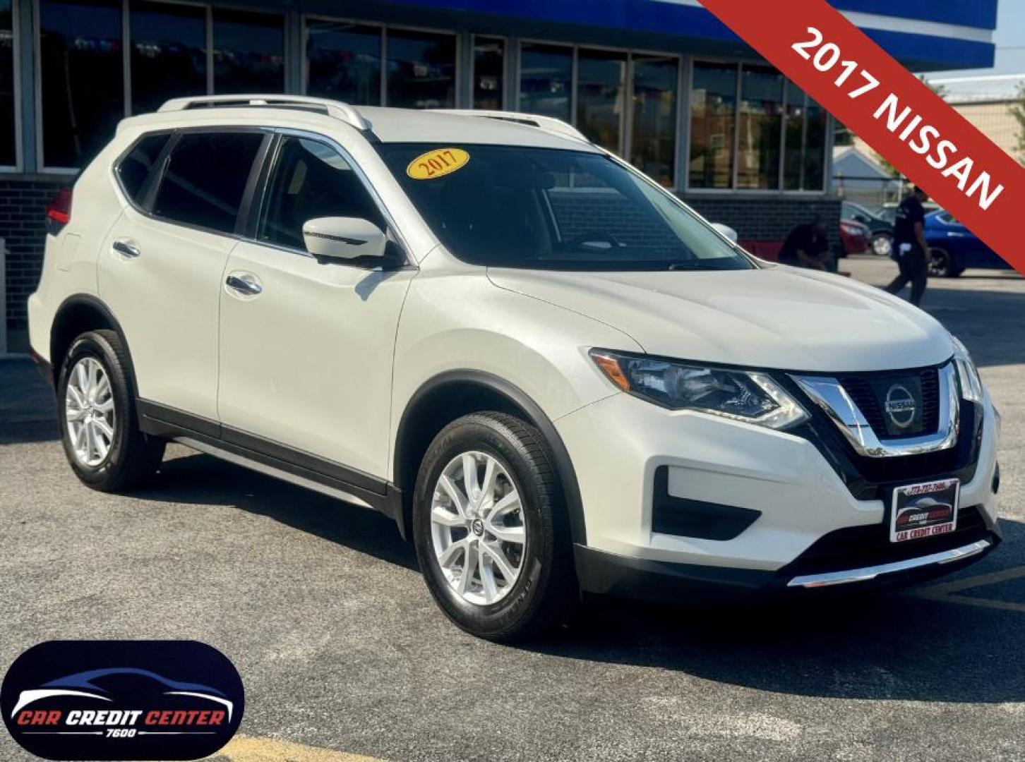2017 WHITE Nissan Rogue S AWD (5N1AT2MV2HC) with an 2.5L L4 DOHC 16V engine, CVT transmission, located at 7600 S Western Ave., Chicago, IL, 60620, (773) 918-3980, 0.000000, 0.000000 - Photo#0