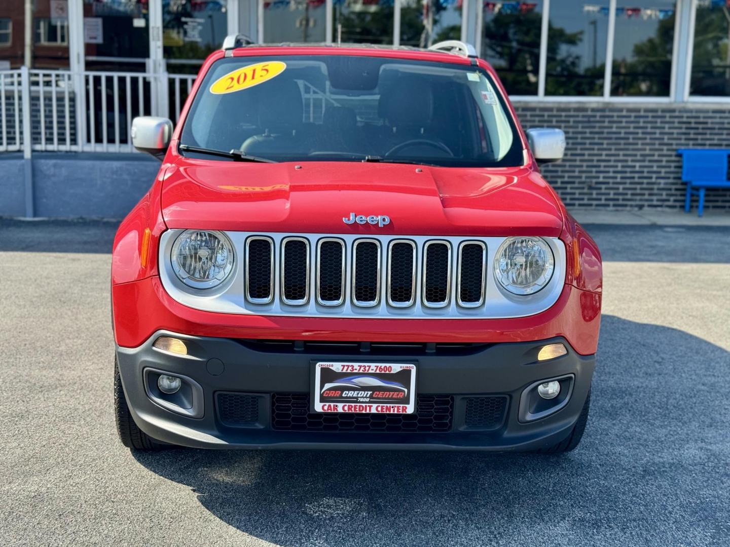 2015 RED Jeep Renegade Limited FWD (ZACCJADT5FP) with an 2.4L L4 engine, 9-Speed Automatic transmission, located at 7600 S Western Ave., Chicago, IL, 60620, (773) 918-3980, 0.000000, 0.000000 - Photo#1