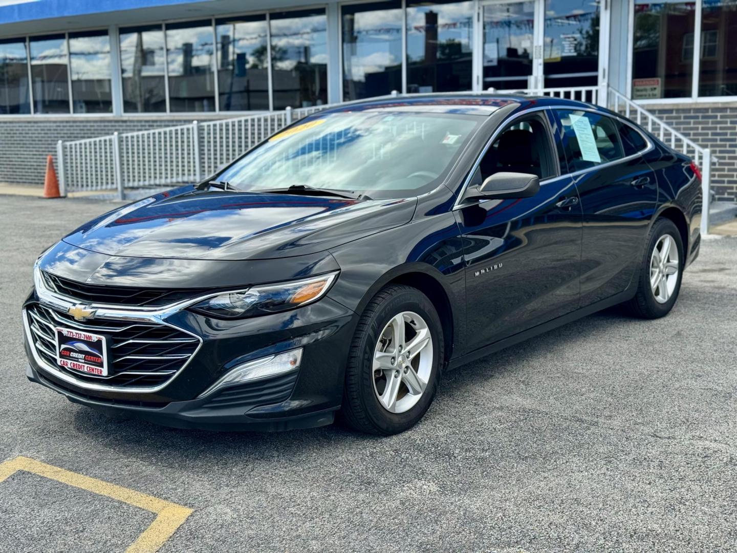 2020 BLACK Chevrolet Malibu LS (1G1ZB5ST1LF) with an 1.5L L4 DOHC 16V engine, 6A transmission, located at 7600 S Western Ave., Chicago, IL, 60620, (773) 918-3980, 0.000000, 0.000000 - Photo#2