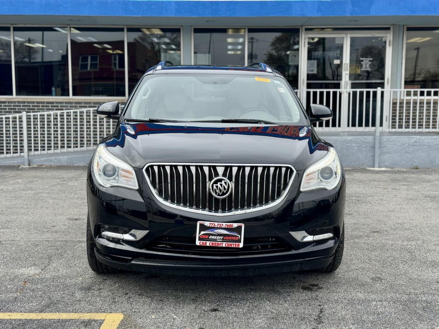 2017 BLACK Buick Enclave Leather AWD (5GAKVBKD9HJ) with an 3.6L V6 DOHC 24V engine, 6A transmission, located at 7600 S Western Ave., Chicago, IL, 60620, (773) 918-3980, 0.000000, 0.000000 - Photo#1