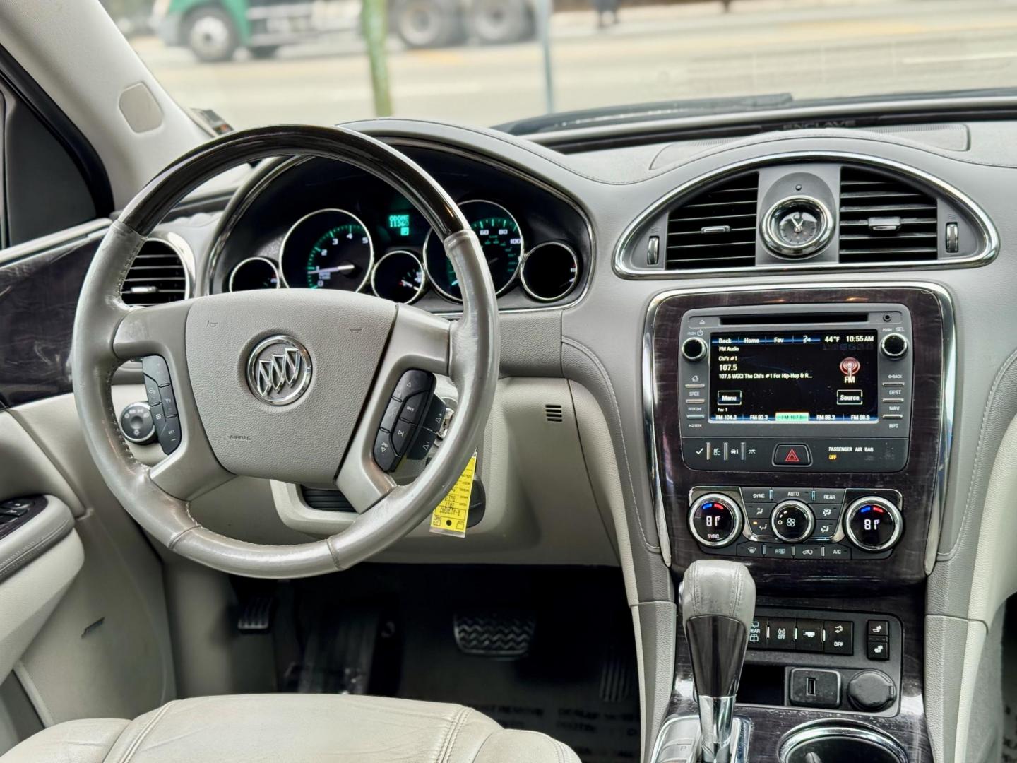 2017 BLACK Buick Enclave Leather AWD (5GAKVBKD9HJ) with an 3.6L V6 DOHC 24V engine, 6A transmission, located at 7600 S Western Ave., Chicago, IL, 60620, (773) 918-3980, 0.000000, 0.000000 - Photo#6