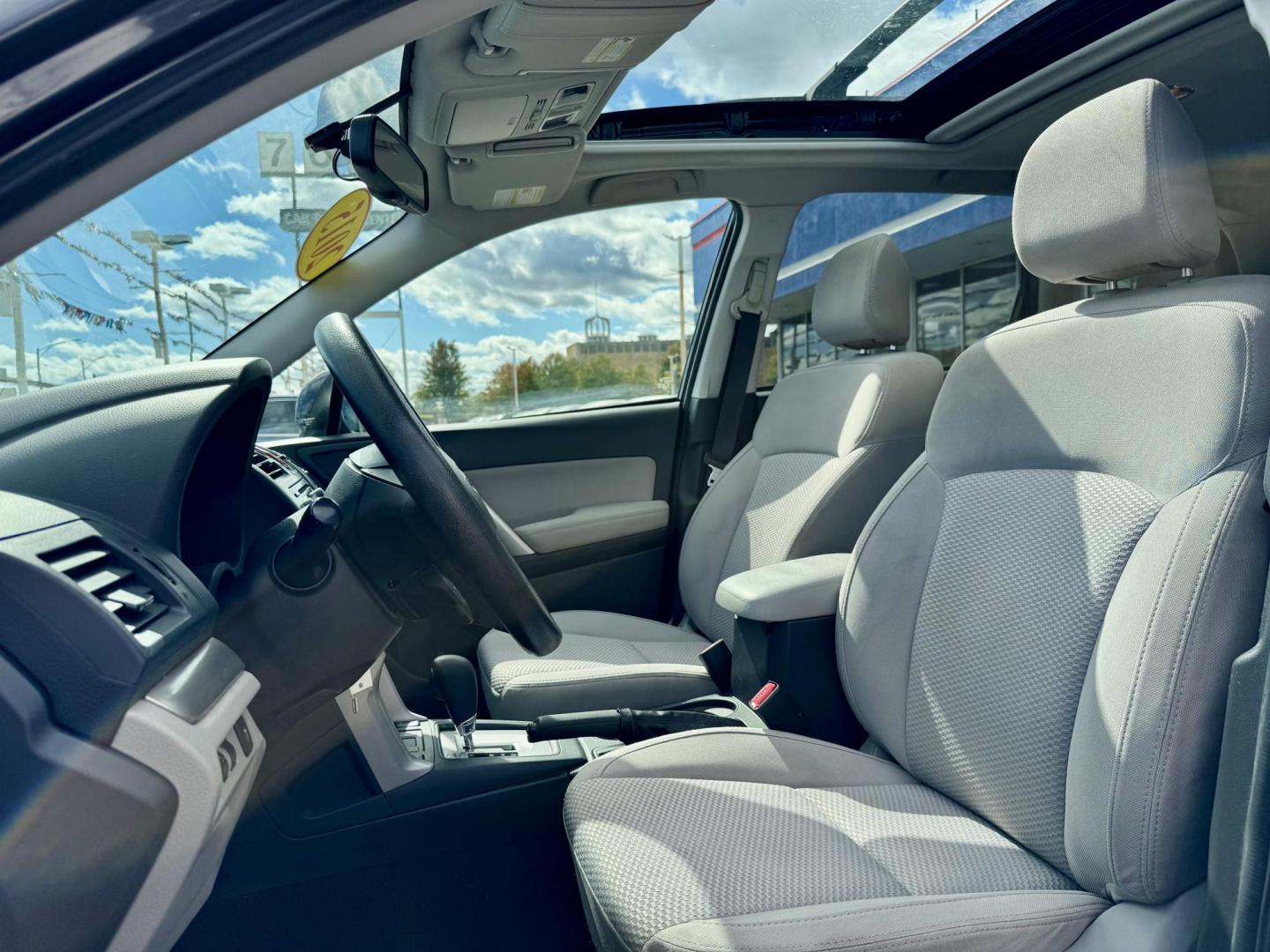 2015 GRAY Subaru Forester 2.5i Premium (JF2SJADC3FH) with an 2.5L H4 SOHC 16V engine, 6-Speed Automatic transmission, located at 7600 S Western Ave., Chicago, IL, 60620, (773) 918-3980, 0.000000, 0.000000 - Photo#7