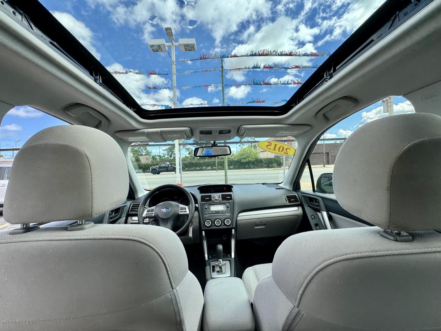 2015 GRAY Subaru Forester 2.5i Premium (JF2SJADC3FH) with an 2.5L H4 SOHC 16V engine, 6-Speed Automatic transmission, located at 7600 S Western Ave., Chicago, IL, 60620, (773) 918-3980, 0.000000, 0.000000 - Photo#10