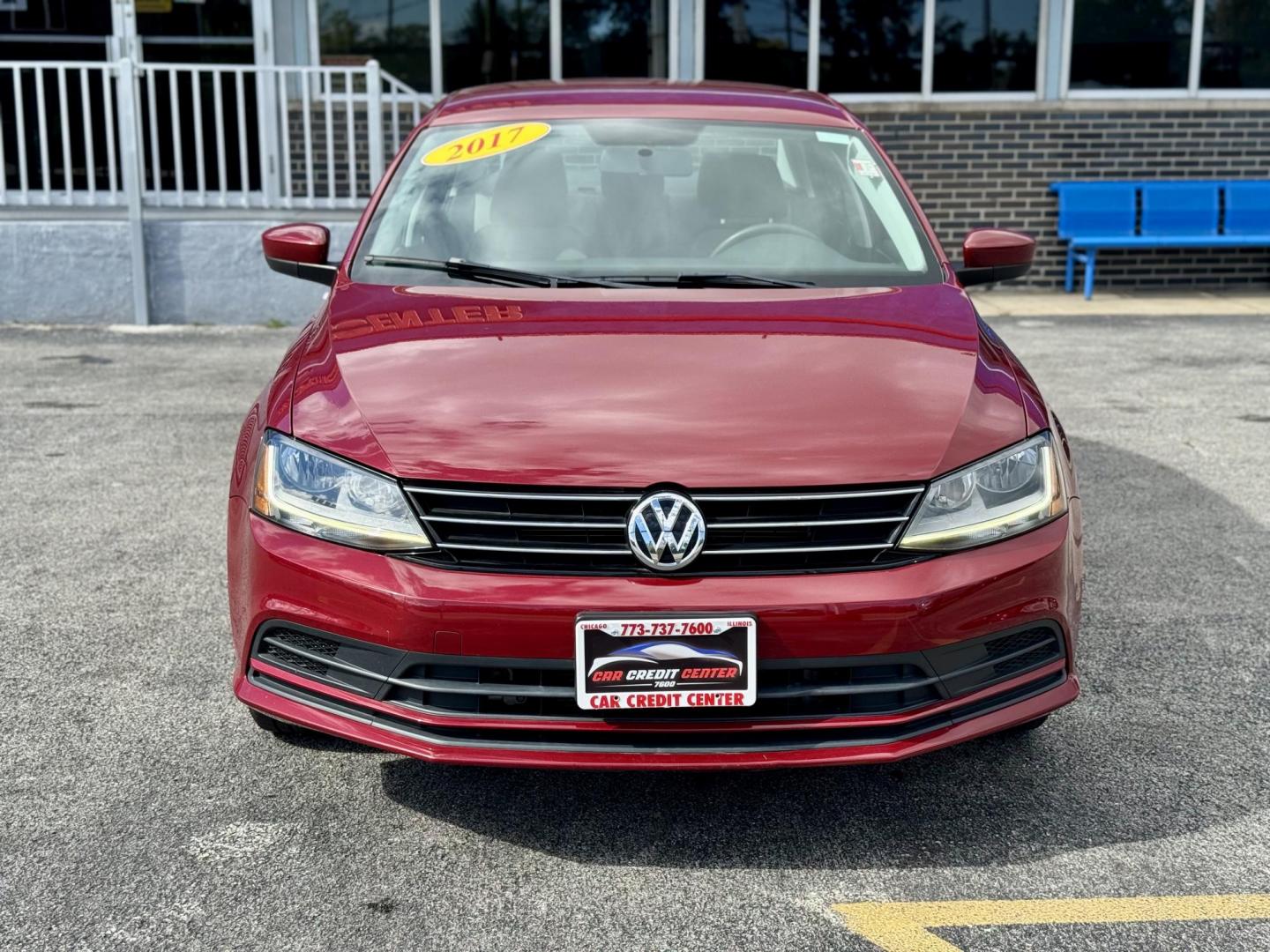 2017 RED Volkswagen Jetta 1.4T S 6A (3VW2B7AJ5HM) with an 1.4L L4 DOHC 20V engine, 6A transmission, located at 7600 S Western Ave., Chicago, IL, 60620, (773) 918-3980, 0.000000, 0.000000 - Photo#1