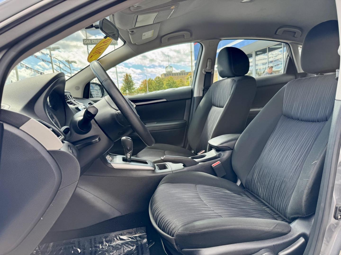 2019 GRAY Nissan Sentra S CVT (3N1AB7AP5KY) with an 1.8L L4 SFI DOHC 16V engine, CVT transmission, located at 7600 S Western Ave., Chicago, IL, 60620, (773) 918-3980, 0.000000, 0.000000 - Photo#7