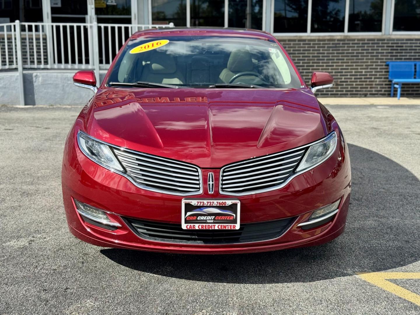 2016 RED Lincoln MKZ FWD (3LN6L2GK0GR) with an 3.7L V6 DOHC 24V engine, 6-Speed Automatic transmission, located at 7600 S Western Ave., Chicago, IL, 60620, (773) 918-3980, 0.000000, 0.000000 - Photo#1