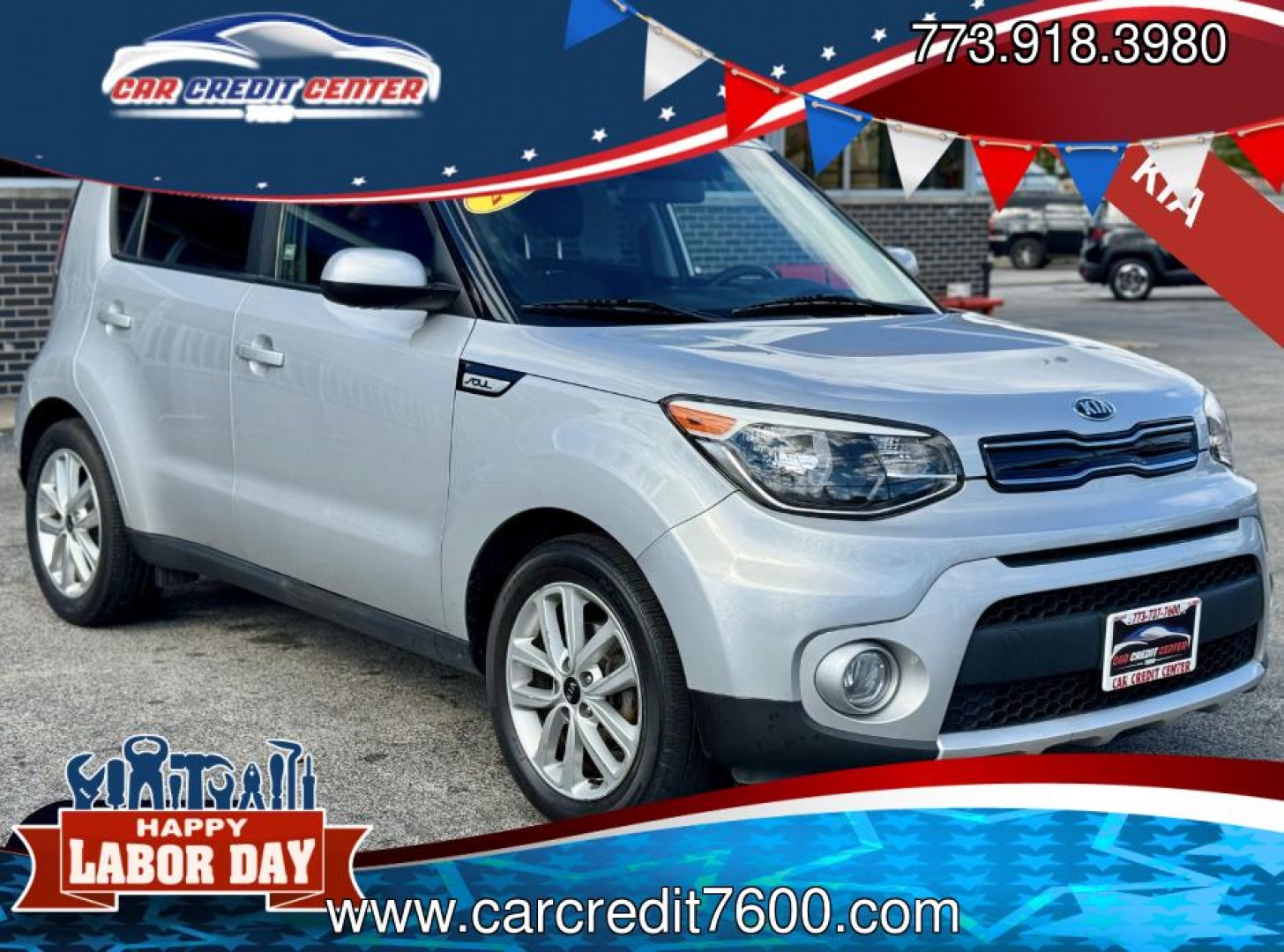2018 SILVER Kia Soul + (KNDJP3A51J7) with an 2.0L L4 DOHC 16V engine, 6A transmission, located at 7600 S Western Ave., Chicago, IL, 60620, (773) 918-3980, 0.000000, 0.000000- Photo#0
