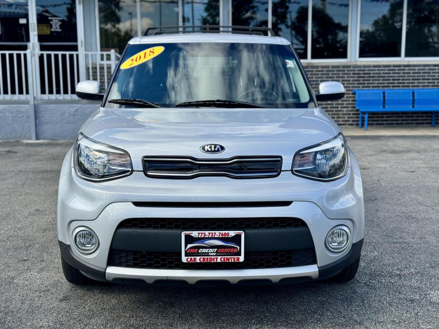 2018 SILVER Kia Soul + (KNDJP3A51J7) with an 2.0L L4 DOHC 16V engine, 6A transmission, located at 7600 S Western Ave., Chicago, IL, 60620, (773) 918-3980, 0.000000, 0.000000 - Photo#1