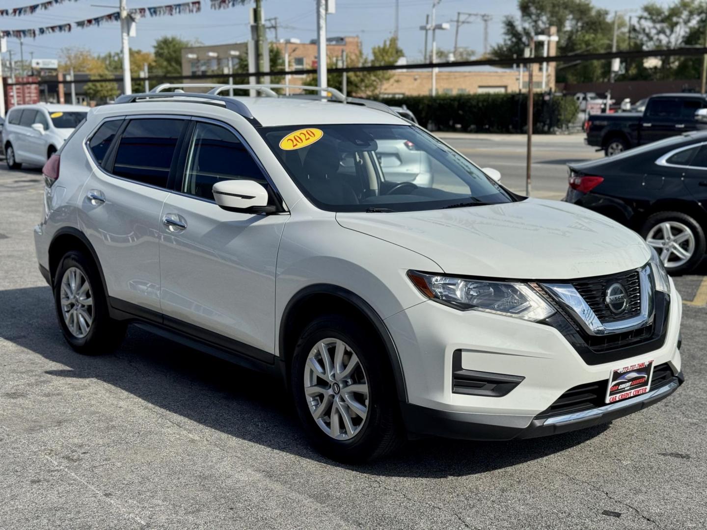 2020 WHITE Nissan Rogue S AWD (JN8AT2MV3LW) with an 2.5L L4 DOHC 16V engine, CVT transmission, located at 7600 S Western Ave., Chicago, IL, 60620, (773) 918-3980, 0.000000, 0.000000 - Photo#0