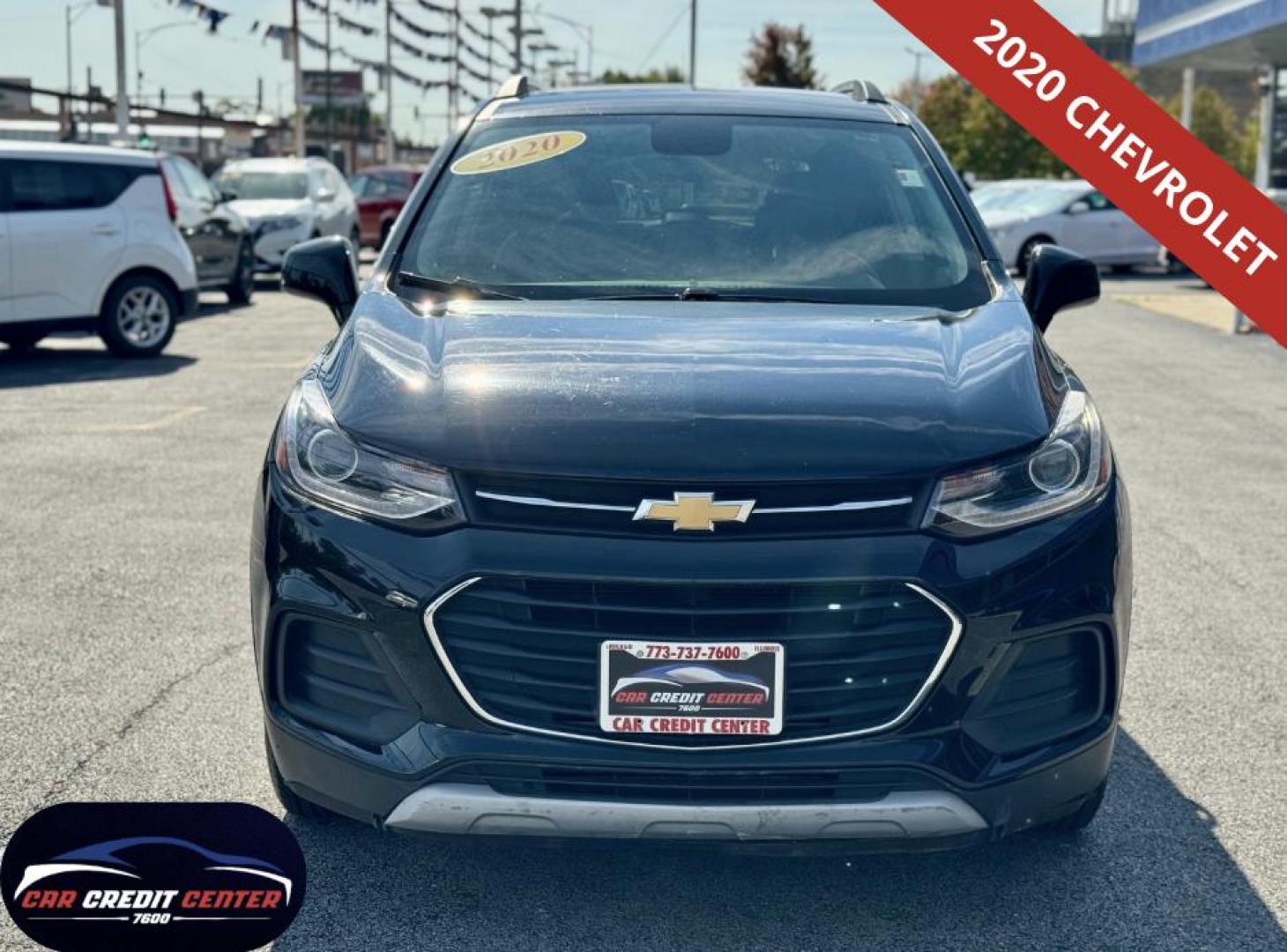2020 BLACK Chevrolet Trax LT FWD (3GNCJLSB4LL) with an 1.4L L4 DOHC 16V engine, 6A transmission, located at 7600 S Western Ave., Chicago, IL, 60620, (773) 918-3980, 0.000000, 0.000000 - Photo#1