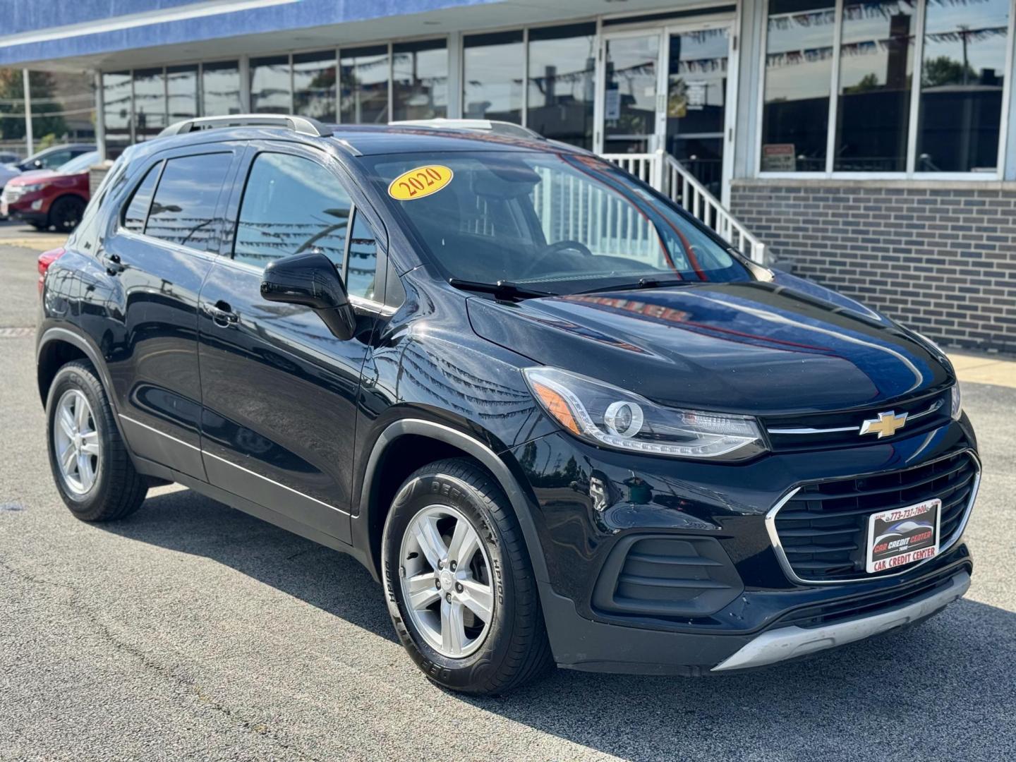 2020 BLACK Chevrolet Trax LT FWD (3GNCJLSB4LL) with an 1.4L L4 DOHC 16V engine, 6A transmission, located at 7600 S Western Ave., Chicago, IL, 60620, (773) 918-3980, 0.000000, 0.000000 - Photo#0