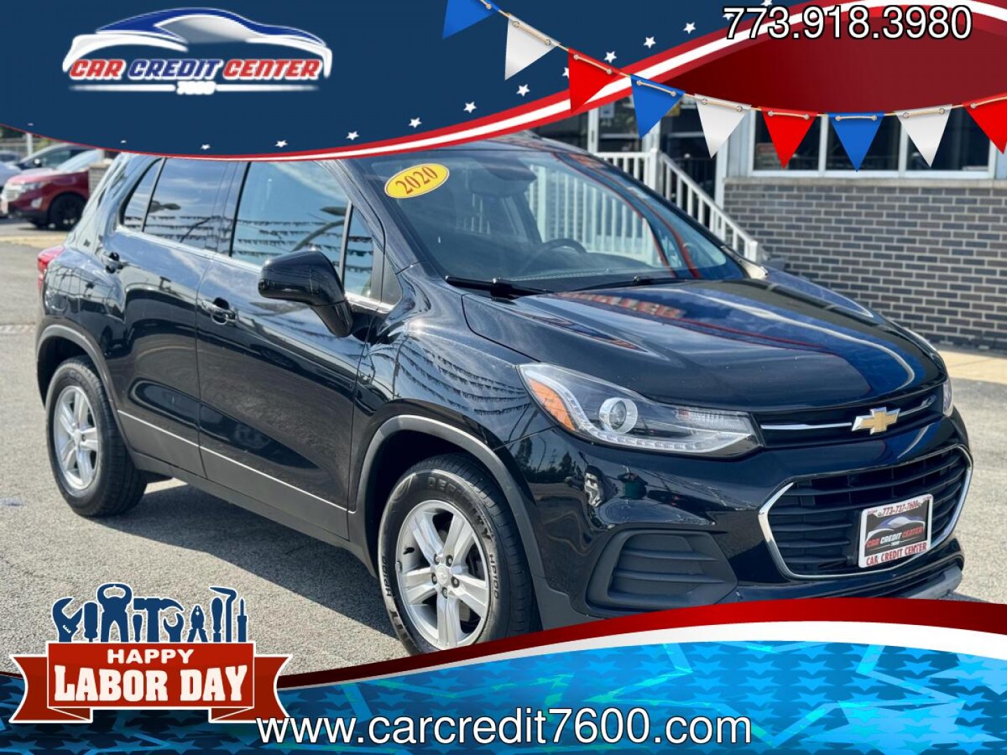 2020 BLACK Chevrolet Trax LT FWD (3GNCJLSB4LL) with an 1.4L L4 DOHC 16V engine, 6A transmission, located at 7600 S Western Ave., Chicago, IL, 60620, (773) 918-3980, 0.000000, 0.000000- Photo#0