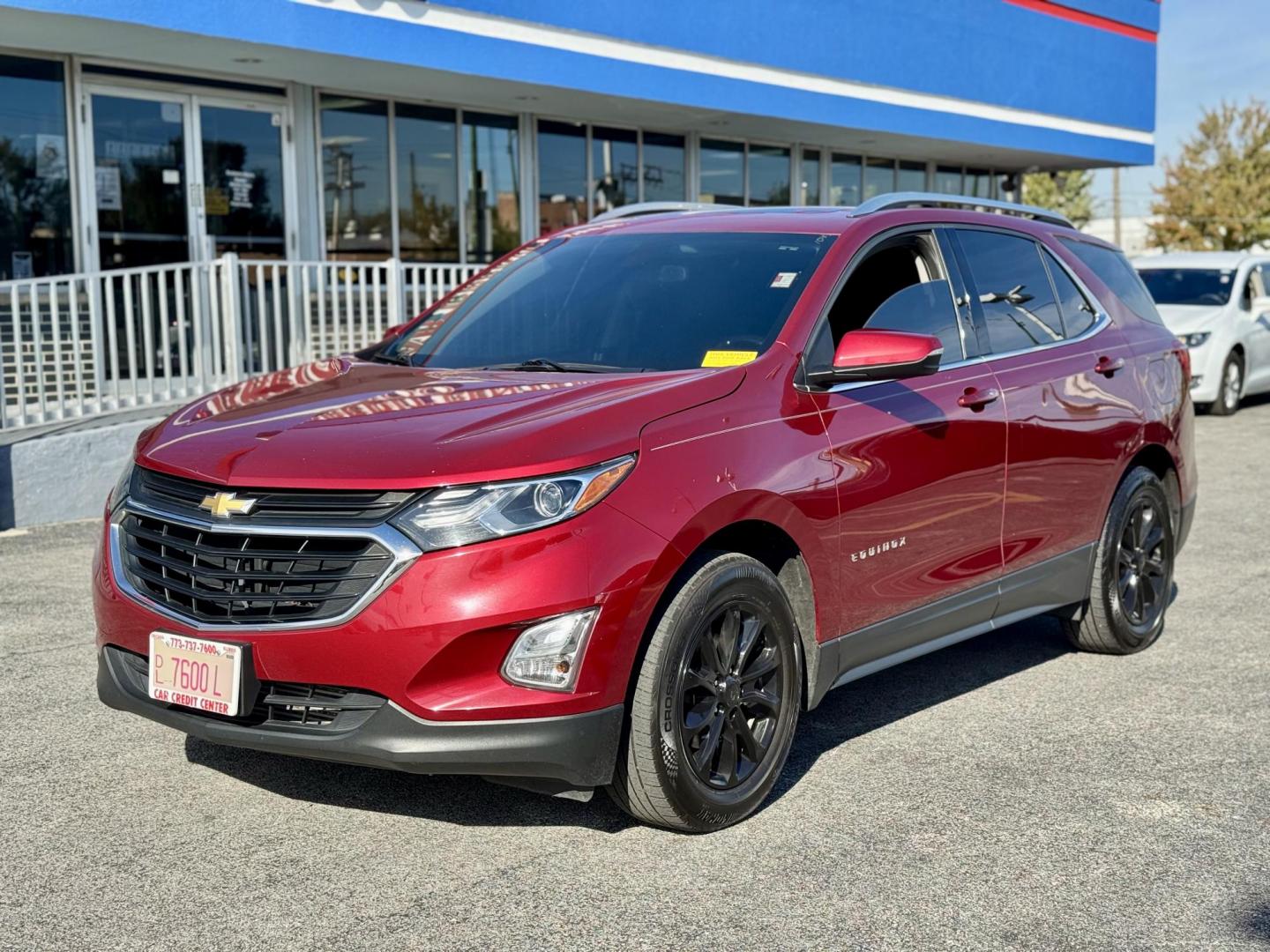 2018 RED Chevrolet Equinox LT 2WD (2GNAXJEV9J6) with an 1.5L L4 DIR DOHC 16V TURBO engine, 6A transmission, located at 7600 S Western Ave., Chicago, IL, 60620, (773) 918-3980, 0.000000, 0.000000 - Photo#2
