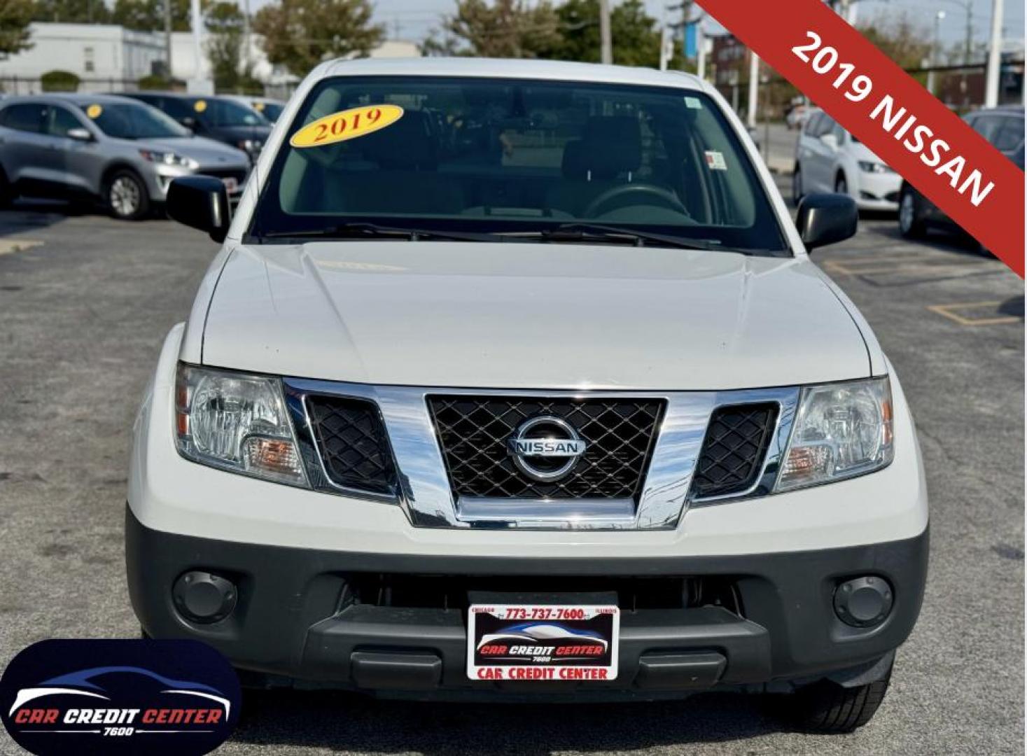 2019 WHITE Nissan Frontier S King Cab I4 5MT 2WD (1N6BD0CT5KN) with an 2.5L L4 DOHC 16V engine, 5M transmission, located at 7600 S Western Ave., Chicago, IL, 60620, (773) 918-3980, 0.000000, 0.000000 - Photo#1