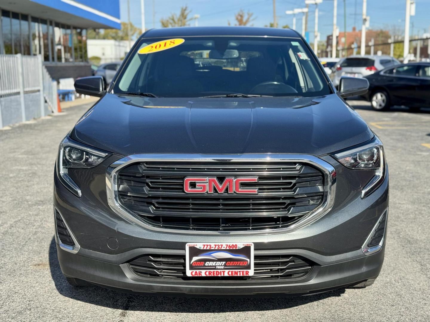 2018 GRAY GMC Terrain SLE (3GKALMEVXJL) with an 1.4L L4 DOHC 16V TURBO engine, 6A transmission, located at 7600 S Western Ave., Chicago, IL, 60620, (773) 918-3980, 0.000000, 0.000000 - Photo#1