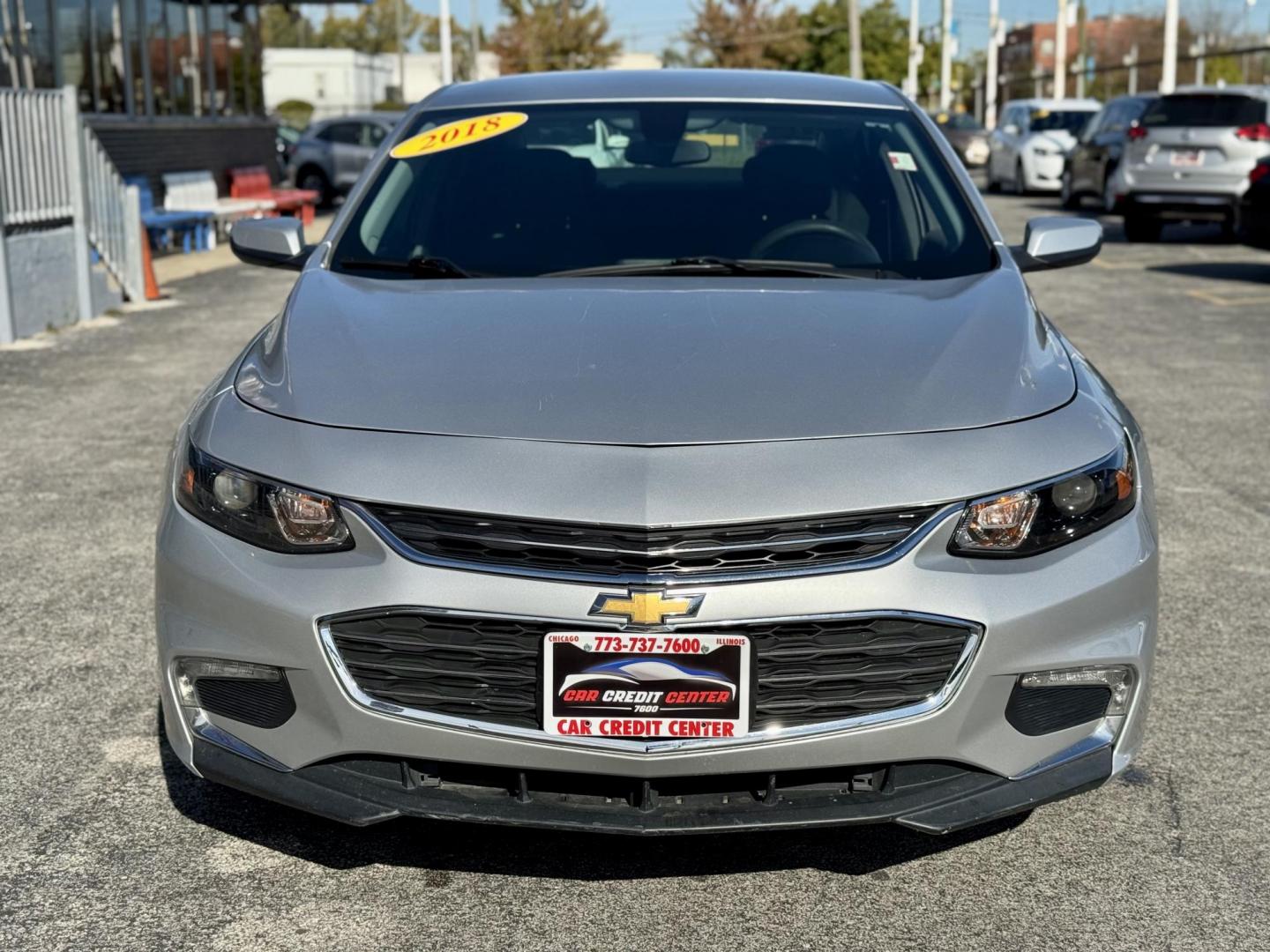 2018 SILVER Chevrolet Malibu LT (1G1ZD5ST2JF) with an 1.5L L4 DOHC 16V engine, 6A transmission, located at 7600 S Western Ave., Chicago, IL, 60620, (773) 918-3980, 0.000000, 0.000000 - Photo#1