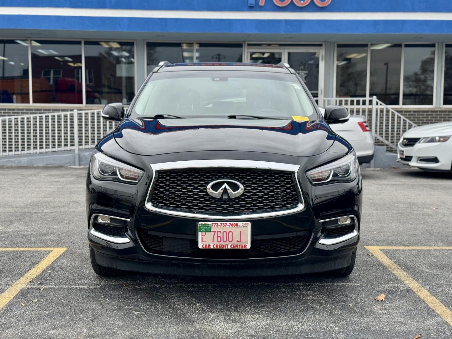 2017 BLACK Infiniti QX60 Base AWD (5N1DL0MM7HC) with an 3.5L V6 DOHC 24V engine, CVT transmission, located at 7600 S Western Ave., Chicago, IL, 60620, (773) 918-3980, 0.000000, 0.000000 - Photo#1