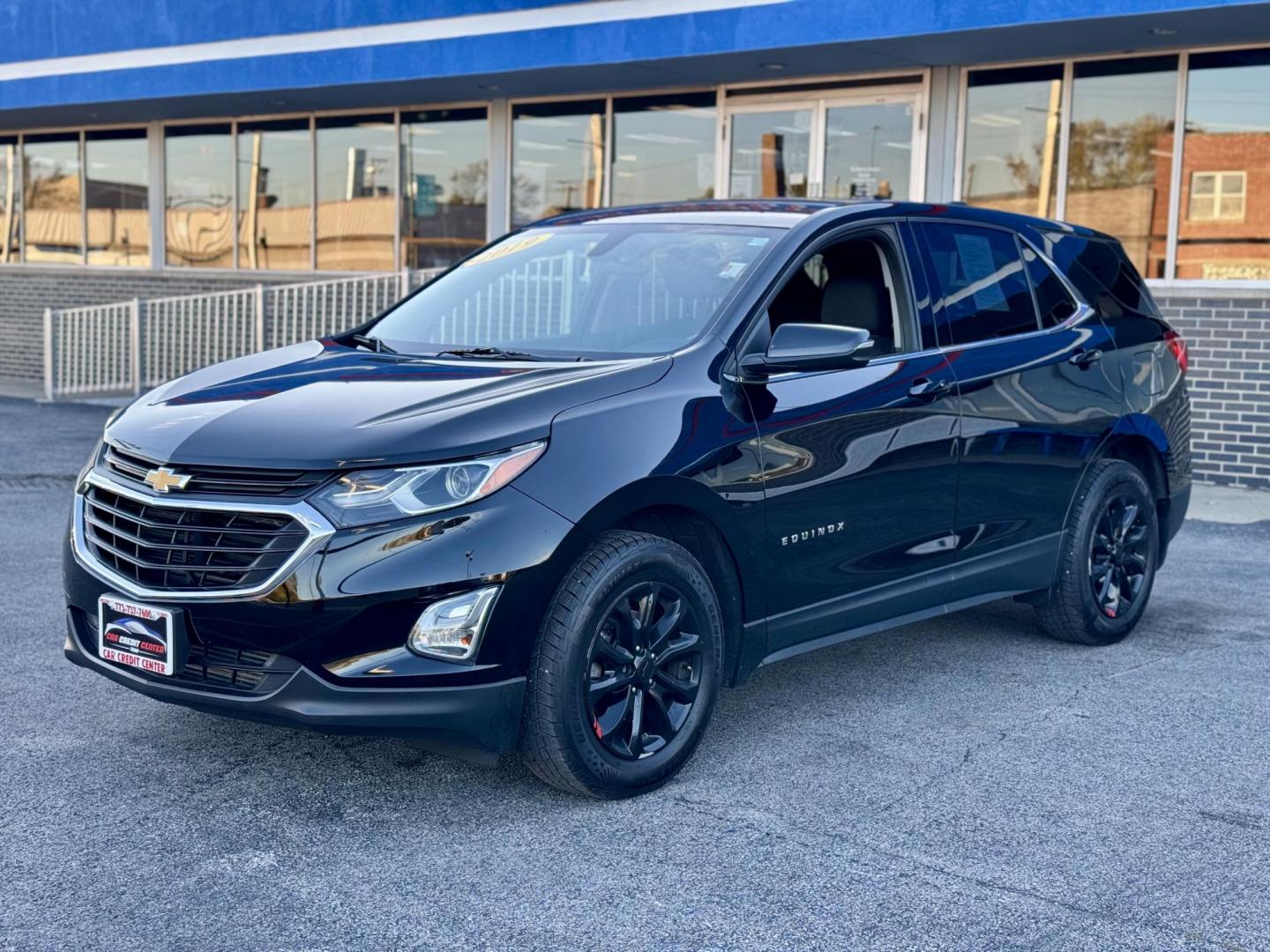 2019 BLACK Chevrolet Equinox LT 1.5 2WD (2GNAXKEV1K6) with an 1.5L L4 DIR DOHC 16V TURBO engine, 6A transmission, located at 7600 S Western Ave., Chicago, IL, 60620, (773) 918-3980, 0.000000, 0.000000 - Photo#2
