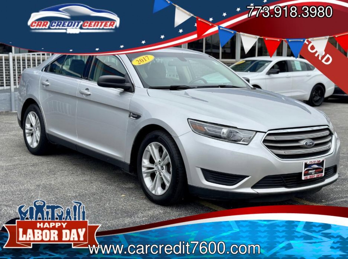 2017 SILVER Ford Taurus SE FWD (1FAHP2D87HG) with an 3.5L V6 DOHC 24V engine, 6A transmission, located at 7600 S Western Ave., Chicago, IL, 60620, (773) 918-3980, 0.000000, 0.000000- Photo#0