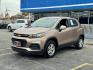 2018 GOLD Chevrolet Trax LS AWD (3GNCJNSB8JL) with an 1.4L L4 DOHC 16V engine, 6A transmission, located at 7600 S Western Ave., Chicago, IL, 60620, (773) 918-3980, 0.000000, 0.000000 - Photo#2
