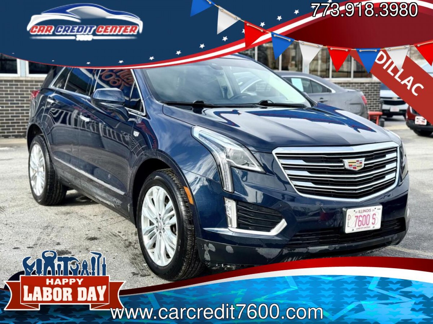2017 BLUE Cadillac XT5 Premium Luxury AWD (1GYKNERS8HZ) with an 3.6L V6 DOHC 24V engine, 8A transmission, located at 7600 S Western Ave., Chicago, IL, 60620, (773) 918-3980, 0.000000, 0.000000- Photo#0