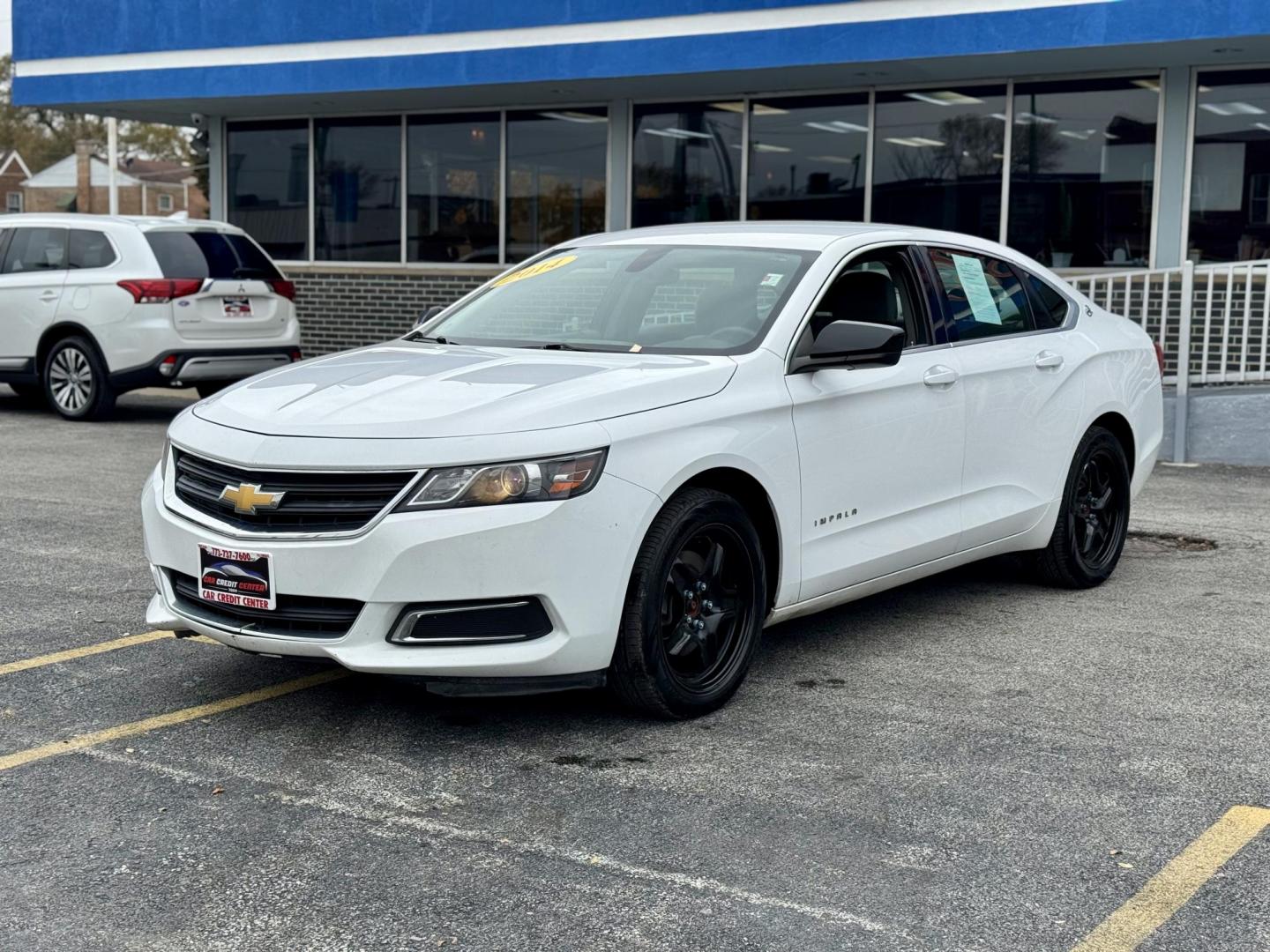 2014 WHITE Chevrolet Impala LS (1G11Y5SL3EU) with an 3.6L V6 DOHC 24VV FFV engine, 6-Speed Automatic transmission, located at 7600 S Western Ave., Chicago, IL, 60620, (773) 918-3980, 0.000000, 0.000000 - Photo#2