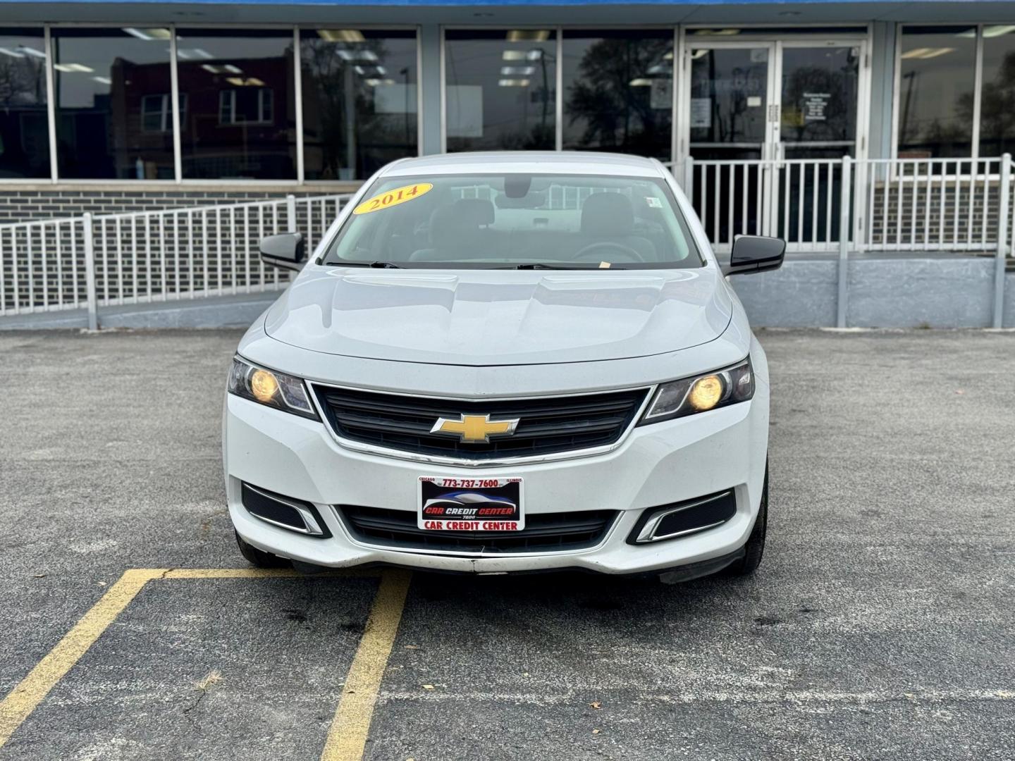 2014 WHITE Chevrolet Impala LS (1G11Y5SL3EU) with an 3.6L V6 DOHC 24VV FFV engine, 6-Speed Automatic transmission, located at 7600 S Western Ave., Chicago, IL, 60620, (773) 918-3980, 0.000000, 0.000000 - Photo#1