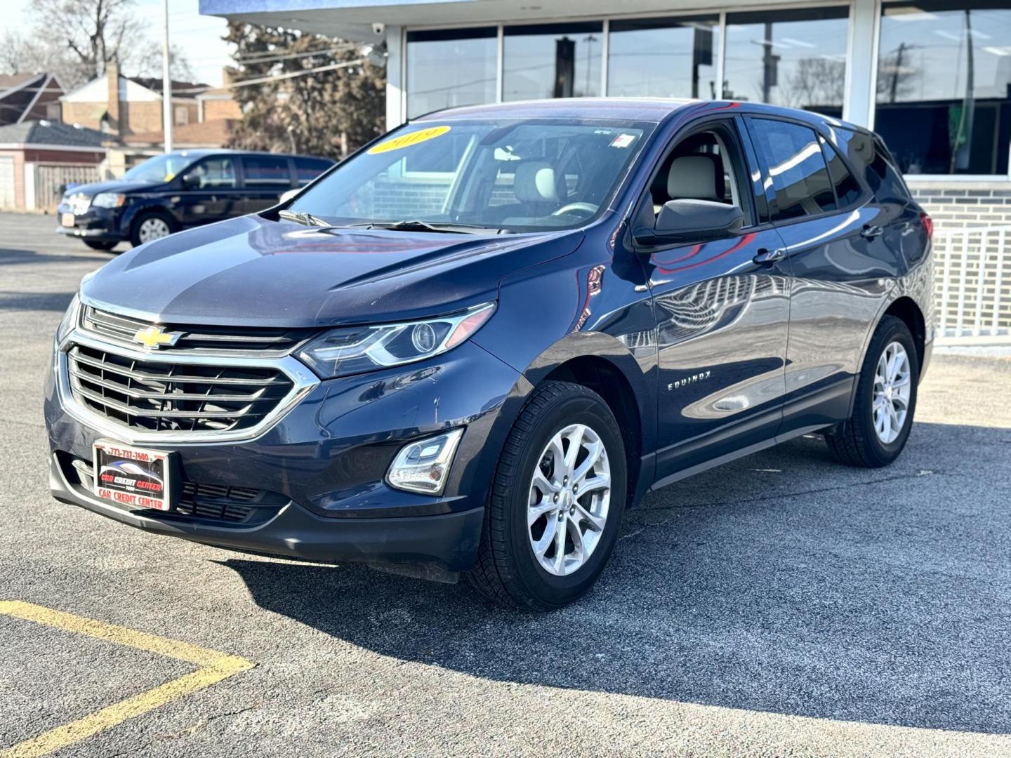 2019 BLUE Chevrolet Equinox LT AWD (3GNAXSEV0KS) with an 1.5L L4 DOHC 16V TURBO engine, 6A transmission, located at 7600 S Western Ave., Chicago, IL, 60620, (773) 918-3980, 0.000000, 0.000000 - Photo#2