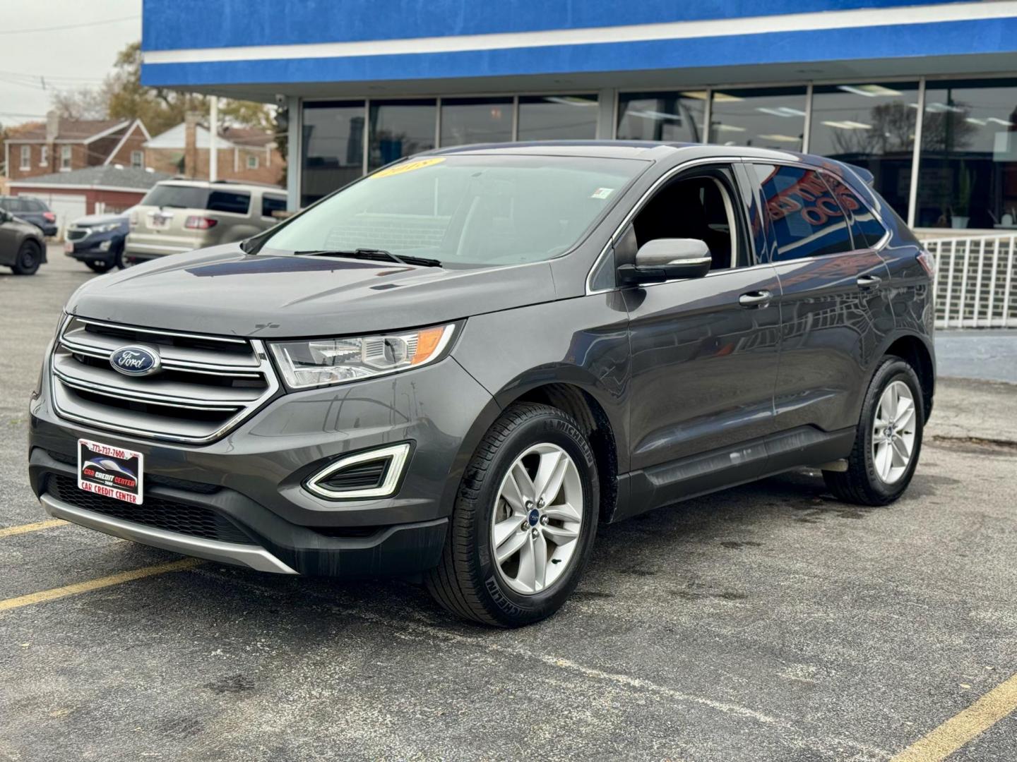 2018 GRAY Ford Edge SEL FWD (2FMPK3J92JB) with an 2.0L L4 DOHC 16V engine, 6A transmission, located at 7600 S Western Ave., Chicago, IL, 60620, (773) 918-3980, 0.000000, 0.000000 - Photo#2