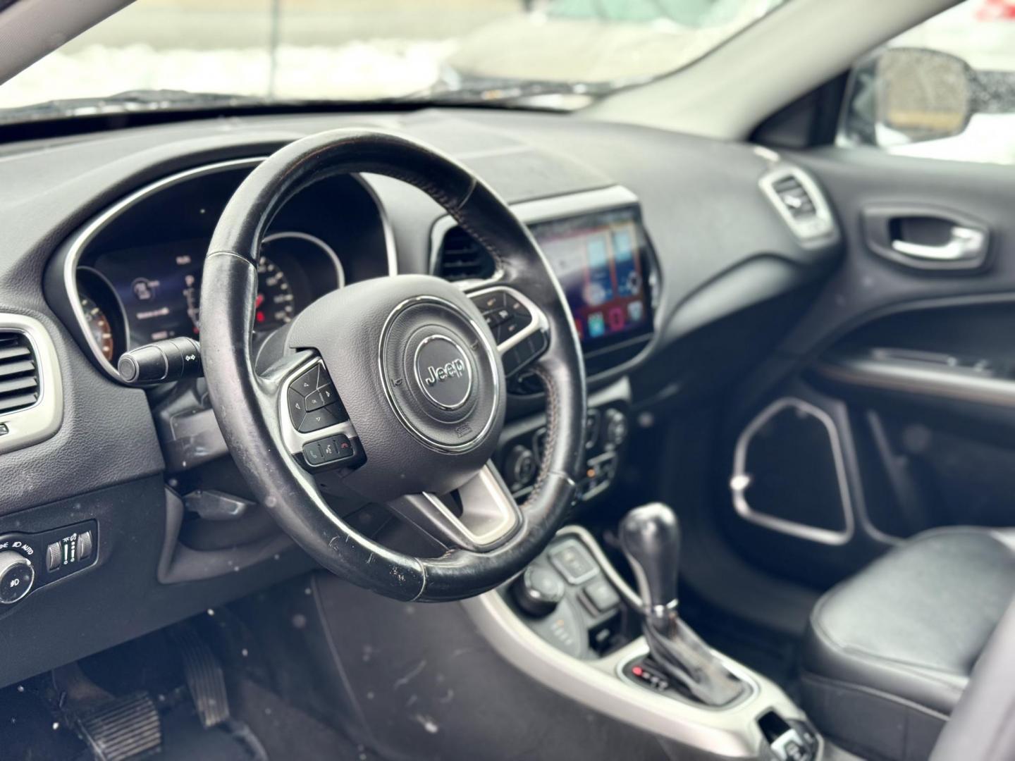 2018 BLACK Jeep Compass Sport 4WD (3C4NJDBB1JT) with an 2.4L L4 DOHC 16V engine, located at 7600 S Western Ave., Chicago, IL, 60620, (773) 918-3980, 0.000000, 0.000000 - Photo#5