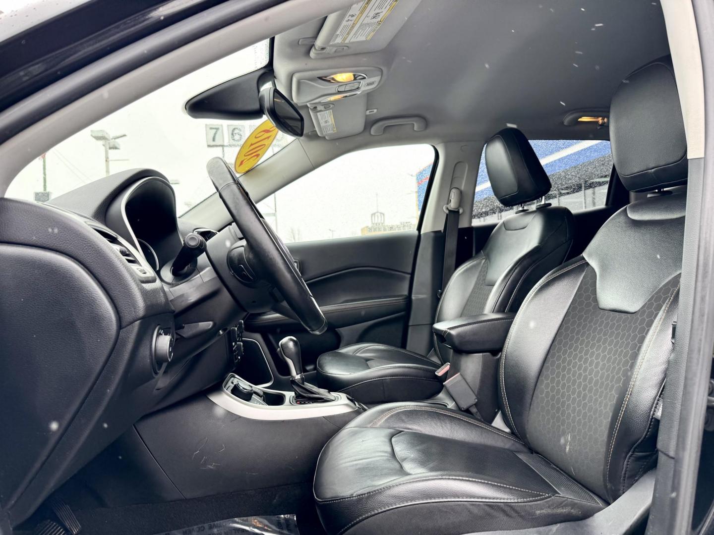 2018 BLACK Jeep Compass Sport 4WD (3C4NJDBB1JT) with an 2.4L L4 DOHC 16V engine, located at 7600 S Western Ave., Chicago, IL, 60620, (773) 918-3980, 0.000000, 0.000000 - Photo#7