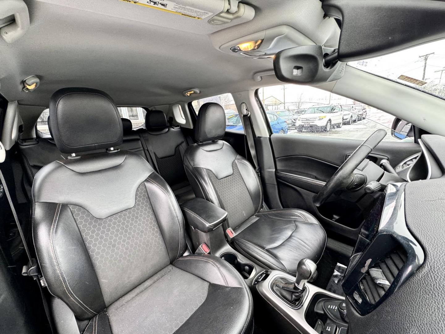 2018 BLACK Jeep Compass Sport 4WD (3C4NJDBB1JT) with an 2.4L L4 DOHC 16V engine, located at 7600 S Western Ave., Chicago, IL, 60620, (773) 918-3980, 0.000000, 0.000000 - Photo#12