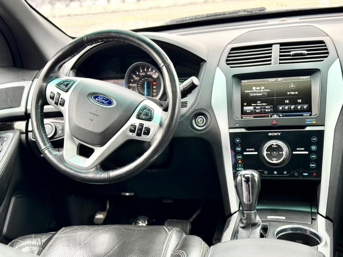 2015 WHITE Ford Explorer Limited 4WD (1FM5K8F83FG) with an 3.5L V6 DOHC 24V engine, 6-Speed Automatic transmission, located at 7600 S Western Ave., Chicago, IL, 60620, (773) 918-3980, 0.000000, 0.000000 - Photo#10