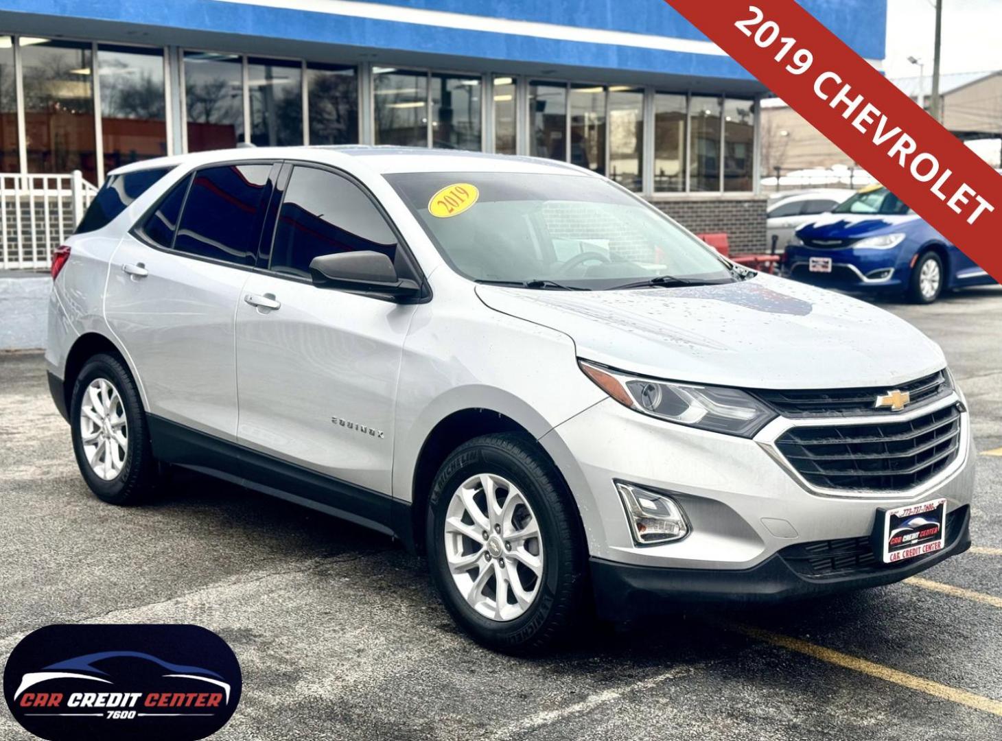 2019 GRAY Chevrolet Equinox LS 1.5 AWD (2GNAXSEV7K6) with an 1.5L L4 DIR DOHC 16V TURBO engine, 6A transmission, located at 7600 S Western Ave., Chicago, IL, 60620, (773) 918-3980, 0.000000, 0.000000 - Photo#0