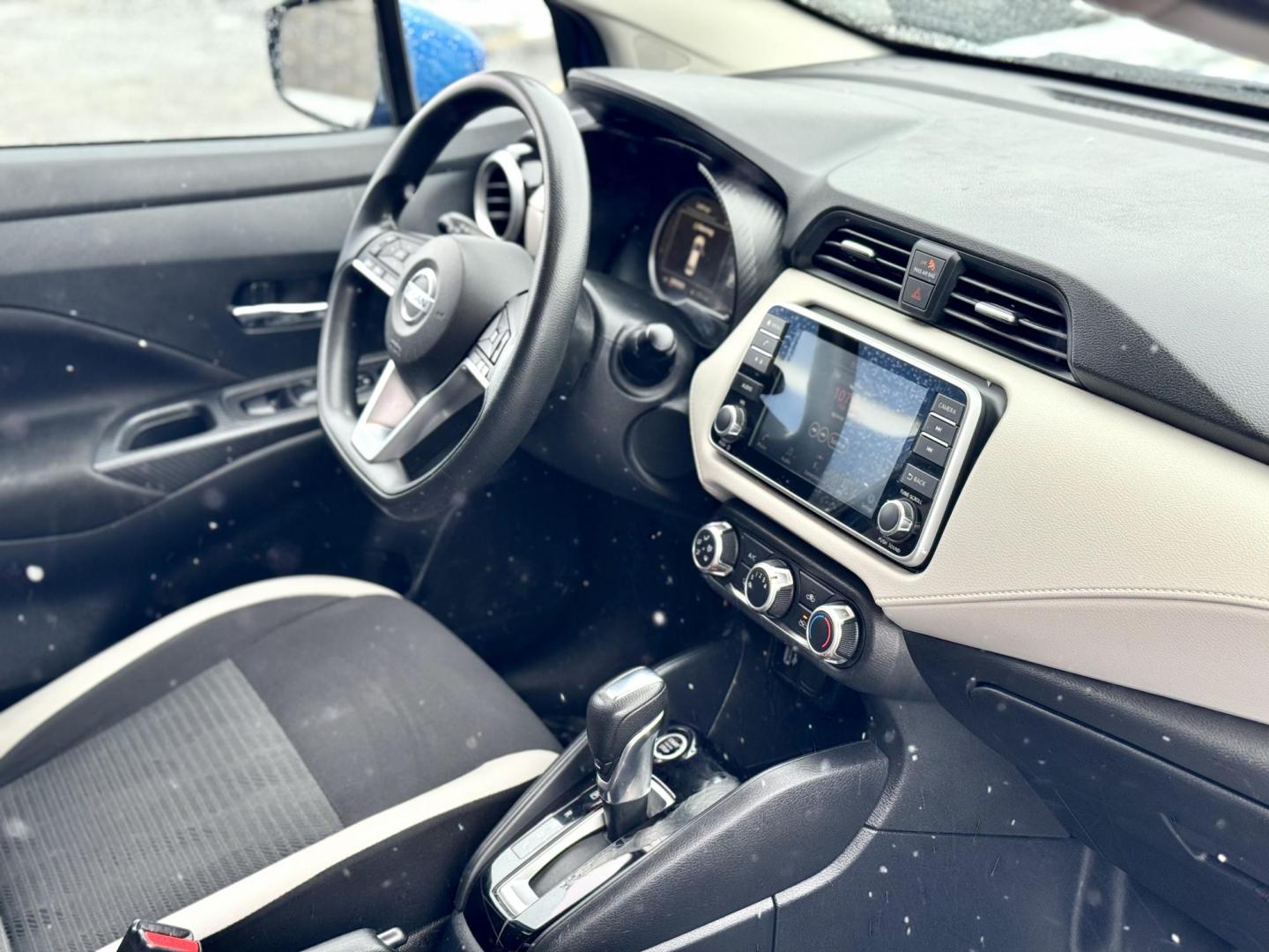 2021 BLUE Nissan Versa SV (3N1CN8EV0ML) with an 1.6L L4 DOHC 16V engine, CVT transmission, located at 7600 S Western Ave., Chicago, IL, 60620, (773) 918-3980, 0.000000, 0.000000 - Photo#9