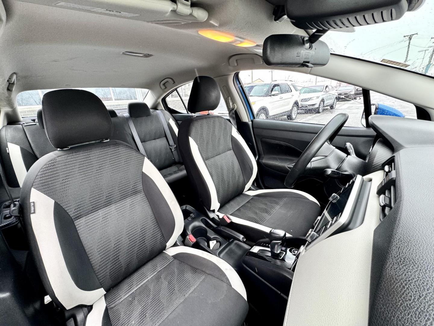 2021 BLUE Nissan Versa SV (3N1CN8EV0ML) with an 1.6L L4 DOHC 16V engine, CVT transmission, located at 7600 S Western Ave., Chicago, IL, 60620, (773) 918-3980, 0.000000, 0.000000 - Photo#10