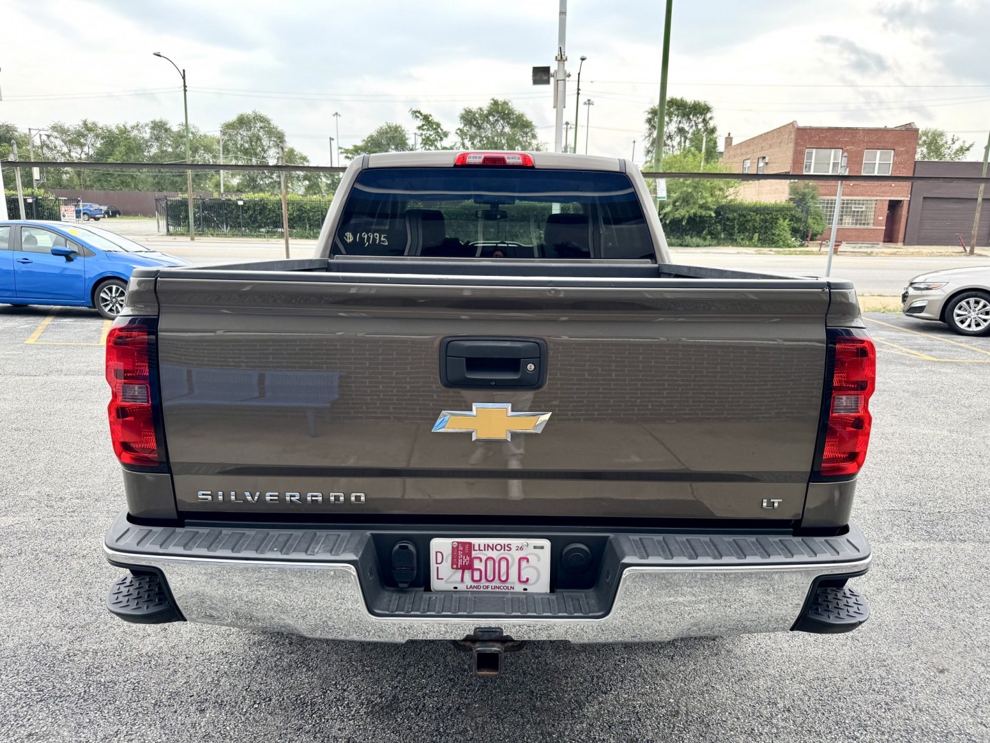 2014 TAN Chevrolet Silverado 1500 1LT Crew Cab 4WD (3GCUKREC4EG) with an 5.3L V8 OHV 16V engine, 6-Speed Automatic transmission, located at 7600 S Western Ave., Chicago, IL, 60620, (773) 918-3980, 0.000000, 0.000000- Photo#3