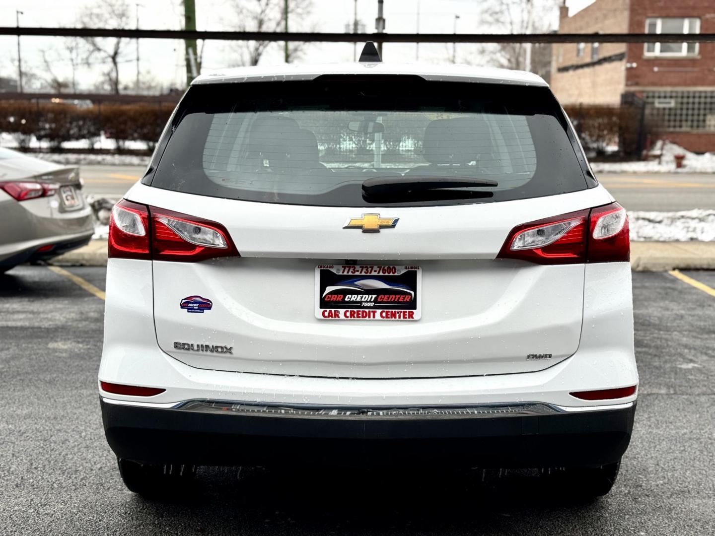 2018 WHITE Chevrolet Equinox LS AWD (2GNAXREV2J6) with an 1.5L L4 DIR DOHC 16V TURBO engine, 6A transmission, located at 7600 S Western Ave., Chicago, IL, 60620, (773) 918-3980, 0.000000, 0.000000 - Photo#3